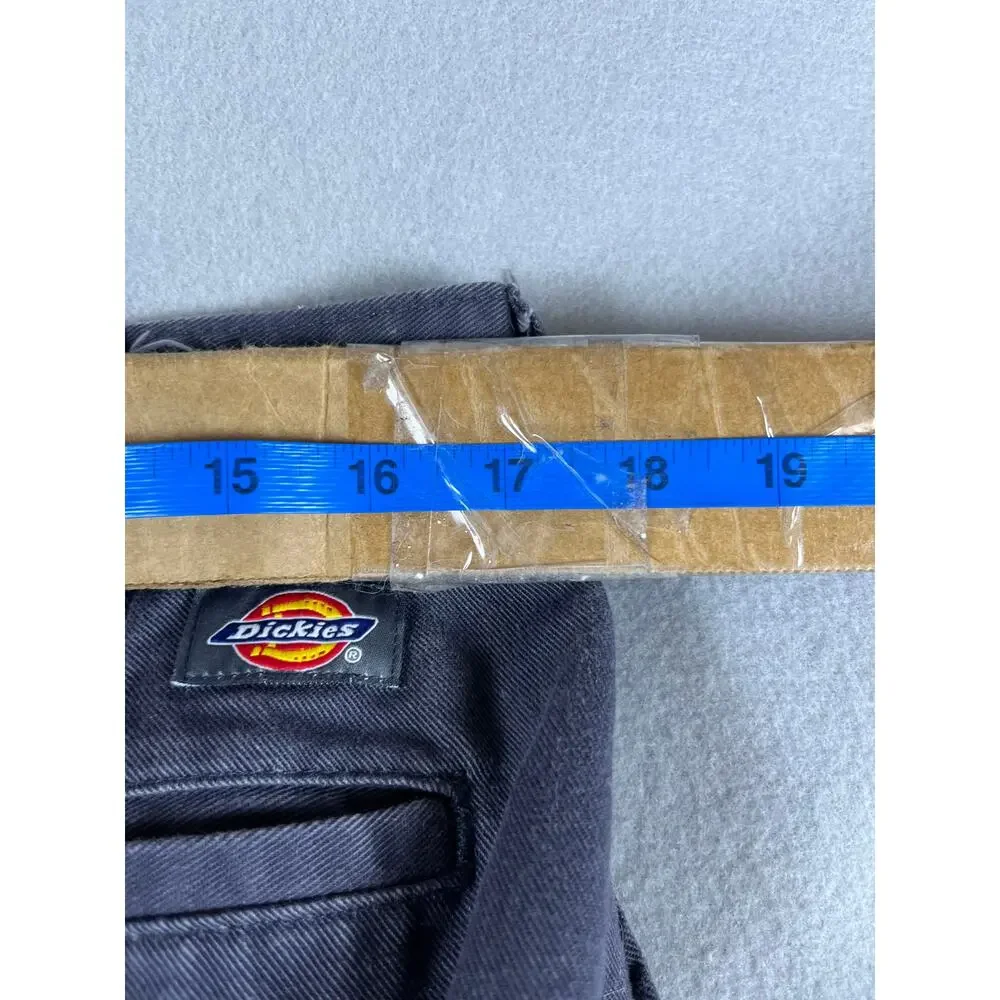 Dickies Cargo Pants Mens 36x32 Gray Straight Leg Relaxed Twill Utility Workwear